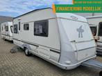 LMC DOMINANT 555 K1 ENKELE BEDDEN + MOVER + VOORTENT +LUIFE, Caravans en Kamperen, Caravans, Rondzit, Luifel, 7 tot 8 meter, Bedrijf