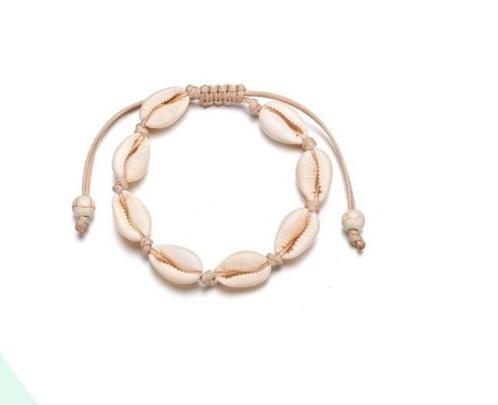 Nieuw enkelbandje schelpen, Sieraden, Tassen en Uiterlijk, Enkelbandjes en Enkelkettinkjes, Nieuw, Overige materialen, Ophalen of Verzenden