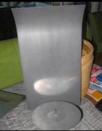 RVS Wandkaarsenhouder (set van 2) Hangkandelaars, Ophalen of Verzenden, Zo goed als nieuw, Metaal, Minder dan 25 cm