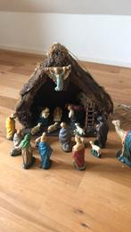 Grote Kerststal met Beelden 25 tot 28 cm groot de beelden, Ophalen of Verzenden