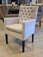 *ACTIE* Landelijke Eetkamerstoel Bianca Stel Zelf Samen (18), Huis en Inrichting, Stoelen, Ophalen of Verzenden, Nieuw, Stof, Landelijke eetkamerstoelen capiton knoopjes leer stof velvet