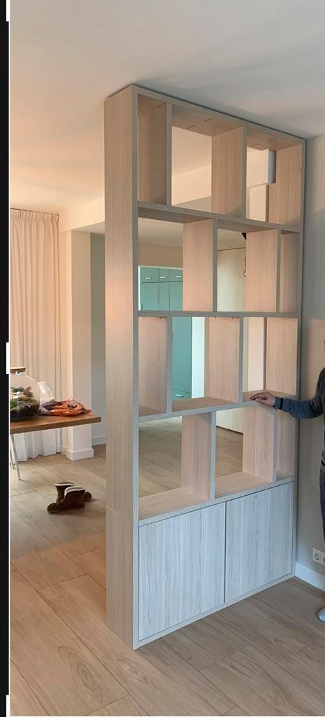 Prachtige roomdivider,boekenkast……, Huis en Inrichting, Kasten | Boekenkasten, Nieuw, 200 cm of meer, 25 tot 50 cm, Ophalen of Verzenden