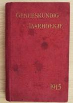 Geneeskundig Jaarboekje voor Nederland ( antiek, 1915 ), Antiek en Kunst, Ophalen of Verzenden