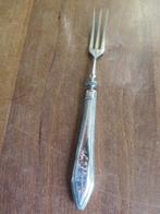 vintage zilver dienvorkje parelrand 16 cm zwaardje 1940-1960, Ophalen of Verzenden