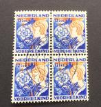 NVPH  251 blok van 4 gestempeld, Ophalen of Verzenden, T/m 1940