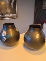 Zwarte ikea Hella Jongerius vaas, Huis en Inrichting, Woonaccessoires | Vazen, Ophalen, Zo goed als nieuw, Zwart, Minder dan 50 cm