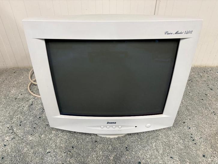 Iiyama 17 inch CRT monitor, Computers en Software, Monitoren, Gebruikt, 60 Hz of minder, VGA, Overige typen, Overige resoluties