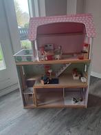 Poppenhuis met accessoires, Ophalen, Gebruikt, Poppenhuis