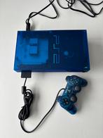 Playstation 2 Ocean Blue - Japans, Gebruikt, Blauw, Phat, Ophalen of Verzenden
