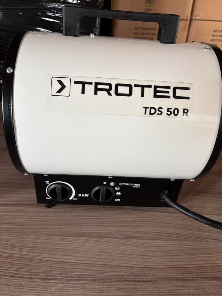 Trotec TDS 50 R krachtstroom hete lucht kanon, Doe-het-zelf en Verbouw, Verwarming en Radiatoren, Gebruikt, Kachel, 800 watt of meer