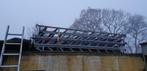 2 stalen trappen met roostertreden, Doe-het-zelf en Verbouw, Ladders en Trappen, Ophalen, Zo goed als nieuw, Trap, 2 tot 4 meter