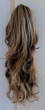 !!! Mooie haarverlenging 65cm blond donkerblond klip of knot, Ophalen of Verzenden, Zo goed als nieuw, Pruik of Haarverlenging