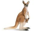 Schleich 14603 kangoeroe, dierfiguur, Verzamelen, Verzenden, Gebruikt, Overige soorten, Beeldje of Figuurtje