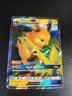 Raichu gx, Hobby en Vrije tijd, Verzamelkaartspellen | Pokémon, Ophalen of Verzenden, Zo goed als nieuw, Losse kaart