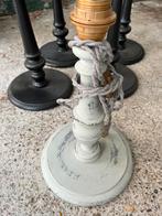 ANTIEKE LAMPENVOETEN BALUSTER VERSCHILLENDE, Ophalen of Verzenden, Minder dan 50 cm