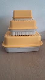 TUPPERWARE BROODDOOS, KAASDOOS, BOTERVLOOT, Ophalen of Verzenden, Zo goed als nieuw, Geel, Bus of Trommel
