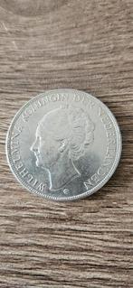 Zilveren rijksdaalder 1929 wilhelmina mooie kwaliteit, Zilver, Ophalen of Verzenden, Koningin Wilhelmina, Losse munt