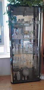 Glazen vitrinekast, Huis en Inrichting, 50 tot 100 cm, Glas, 25 tot 50 cm, Met plank(en)