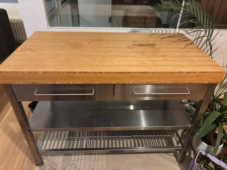 Ikea Rimforsa Werkbank - Stevig en Praktisch, Huis en Inrichting, Keuken | Keukenelementen, Gebruikt, Minder dan 100 cm, 100 tot 150 cm