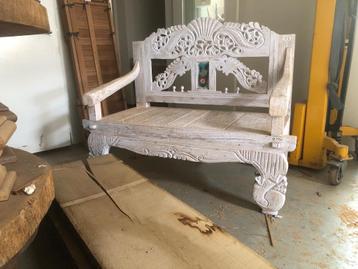 Teak tuinbank loungebank  beschikbaar voor biedingen