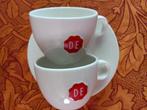 Douwe Egberts kop en schotels, Ophalen of Verzenden, Zo goed als nieuw, Porselein, Kop en/of schotel