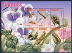 Grenada Bogen 5092/97 Insecten 2002 postfris, Postzegels en Munten, Postzegels | Thematische zegels, Verzenden, Postfris, Dier of Natuur