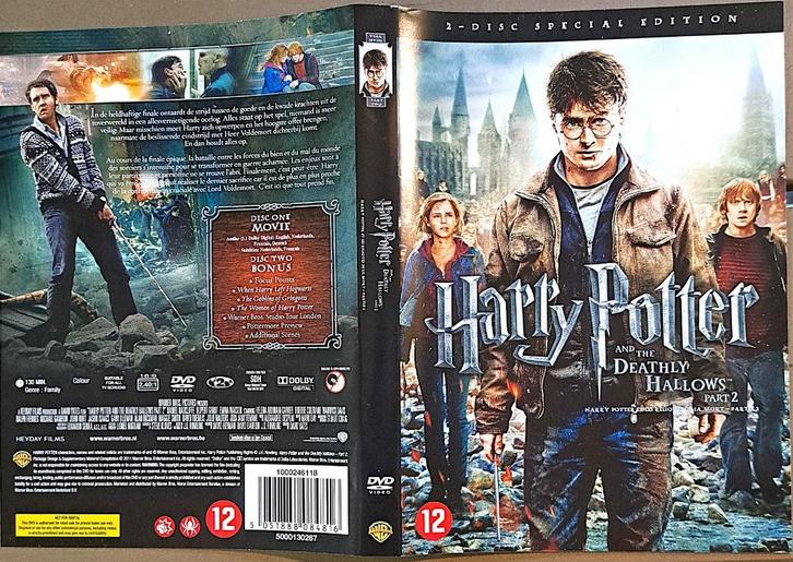 Harry Potter Deathly Hallows part 2 (2disc SE)1710, Cd's en Dvd's, Dvd's | Kinderen en Jeugd, Zo goed als nieuw, Tv fictie, Avontuur