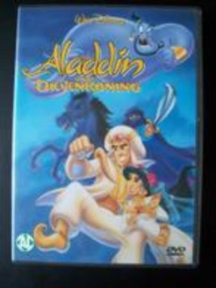 Walt Disney Pictures Aladdin en de Dievenkoning 1e editie, Cd's en Dvd's, Dvd's | Tekenfilms en Animatie, Zo goed als nieuw, Amerikaans