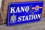 emaille anwb bord KANO STATION, Antiek en Kunst, Ophalen