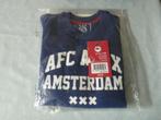AJAX Sweater Blauw met Logo Maat 104/110 Nieuw, Ajax, Jongen of Meisje, Trui of Vest, Nieuw