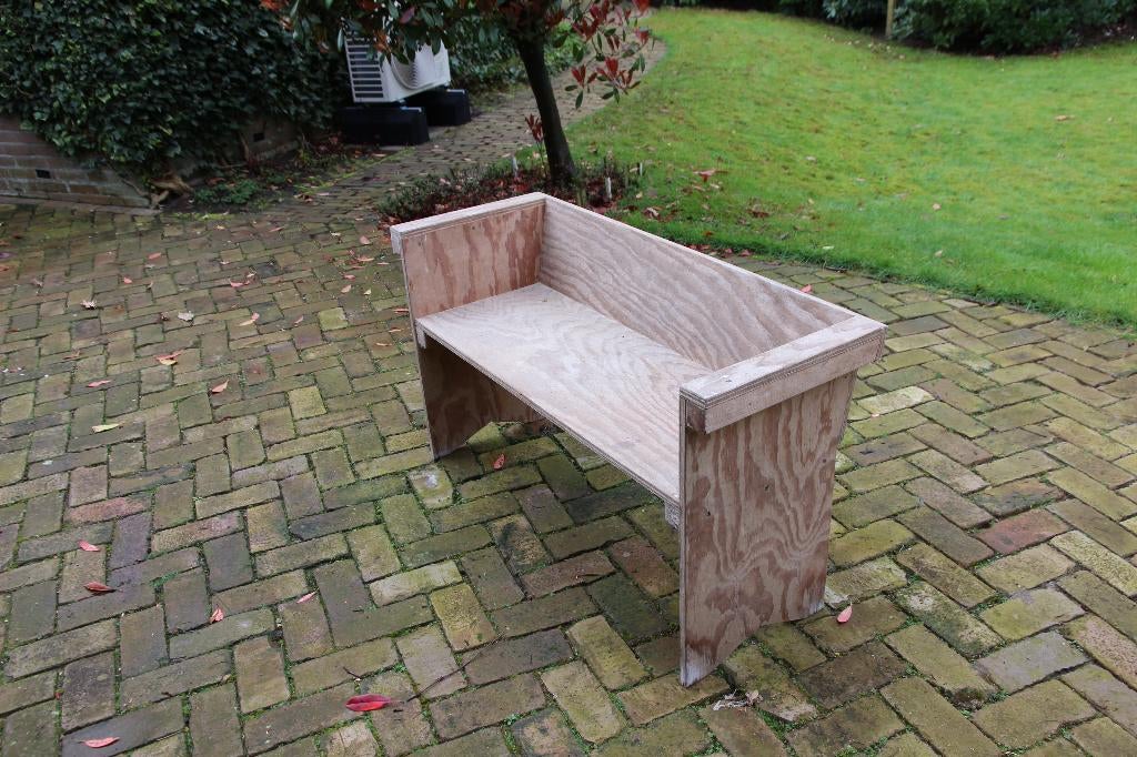 Tuinbank, Ophalen, Gebruikt, Hout