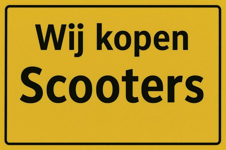 Scooter kopen verkopen brommer loop sloop, Fietsen en Brommers, Overige Fietsen en Brommers, Zo goed als nieuw, Ophalen of Verzenden