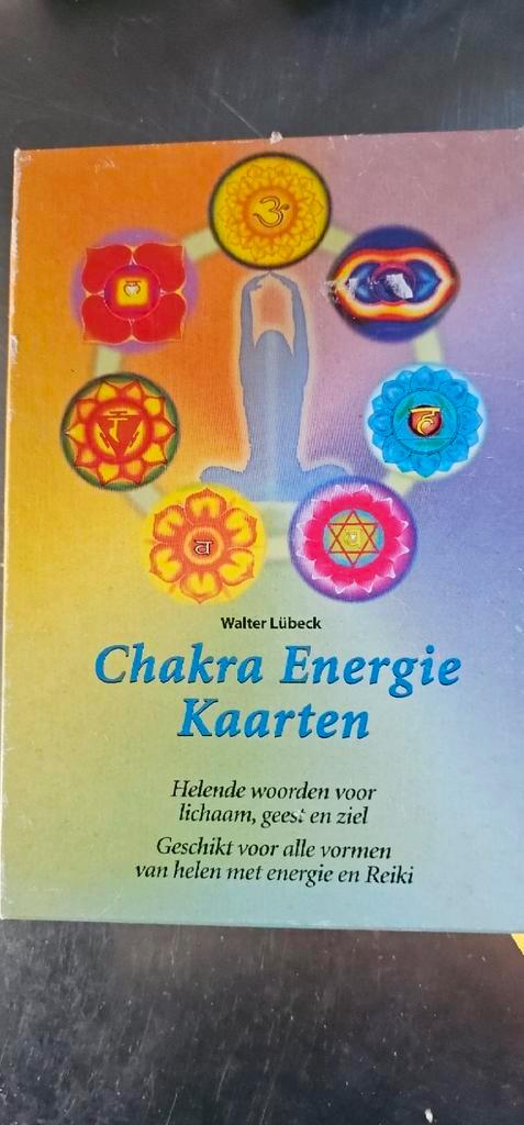 W. Lubeck - Chakra energie kaarten, Boeken, Esoterie en Spiritualiteit, Zo goed als nieuw, Overige typen, Tarot of Kaarten leggen