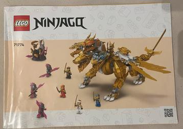 LEGO Ninjago Lloyds Gouden Ultra Draak 71774 (Zonder Poppetj beschikbaar voor biedingen