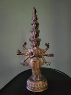 Sino-Tibetaans Avalokiteshvara Beeld – 18e/19e eeuw, brons, Ophalen of Verzenden