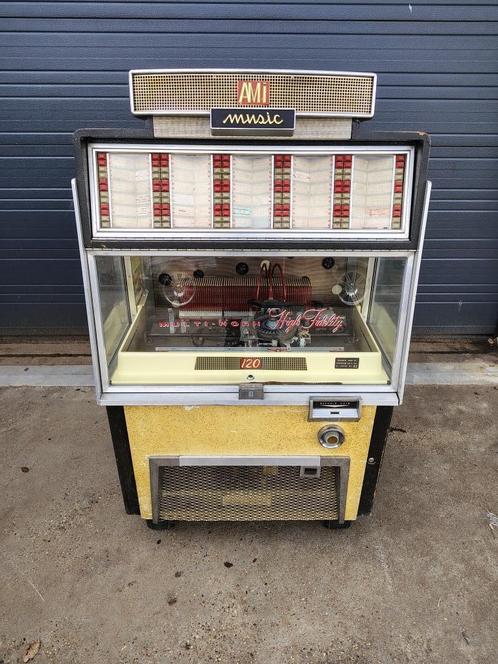 AMi G120 (1955) jukebox (opknapper!!!), Verzamelen, Automaten | Jukeboxen, Gebruikt, Ami, 1950 tot 1960, Ophalen