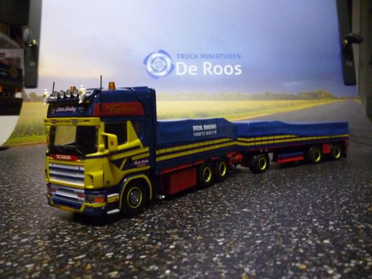 Tekno Scania 144 Per Sinding met certificaat, Hobby en Vrije tijd, Modelauto's | 1:50, Nieuw, Bus of Vrachtwagen, Tekno, Ophalen of Verzenden