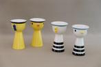 4 Memphis stijl eierdoppen IKEA  jaren 80, Antiek en Kunst, Antiek | Servies los, Ophalen of Verzenden
