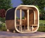 Moderne Cube Buitensauna SKOG280 Thermowood, Ophalen of Verzenden, Nieuw, Fins of Traditioneel, Complete sauna
