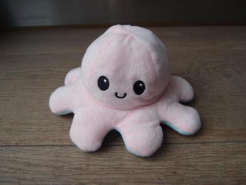 Omkeerbare mood emotie octopus knuffel beschikbaar voor biedingen