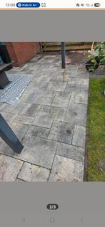 24m2 Betontegels 6cm - Oprit/Terras, Ophalen, Gebruikt, 10 m² of meer, Beton