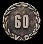 V&D -60- jubileum broche, Verzamelen, Verzenden, Nieuw, Merk, Speldje of Pin