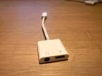 Apple 2-in-1 Lightning naar 3.5mm Hoofdtelefoon Adapter, Computers en Software, Ophalen of Verzenden, Zo goed als nieuw