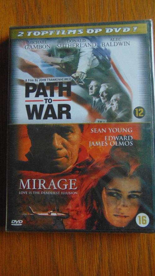 Path of war / Mirage dvd, Cd's en Dvd's, Dvd's | Thrillers en Misdaad, Gebruikt, Detective en Krimi, Vanaf 12 jaar, Ophalen of Verzenden