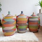 Afrikaanse opberg mand, Huis en Inrichting, Woonaccessoires | Schalen en Manden, Mand, Nieuw, Ophalen of Verzenden, Riet