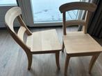 Houten kinderstoelen set van 2 vsn Foucault, Ophalen, Bruin, Twee