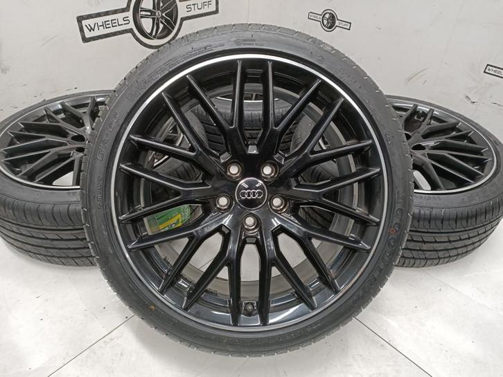 Audi A3 Black Edition lichtmetaal velgen 18"inch 5x112, Auto-onderdelen, Banden en Velgen