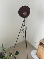 Zwarte industriele lamp | Black modern standing lamp, Ophalen, Zo goed als nieuw, Industrial, 75 cm of meer