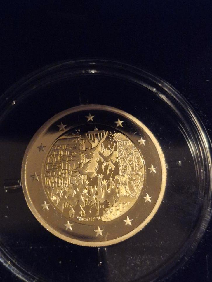 2 Euro Frankrijk Berlijnse Muur proof, Postzegels en Munten, Munten | Europa | Euromunten, Setje, Frankrijk, Ophalen of Verzenden