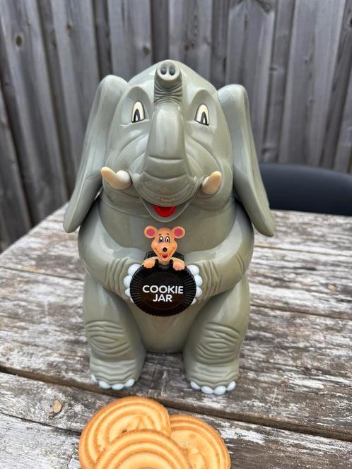 Olifant koektrommel met geluid, Verzamelen, Retro, Huis en Inrichting, Ophalen of Verzenden